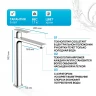 Смеситель для раковины Hansgrohe Rebris E 72581000 Хром латунь