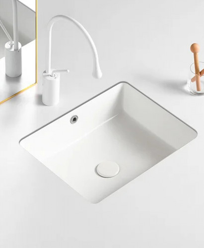 Раковина Orange 50 B02-500W Белая глянцевая фарфор встраиваемый