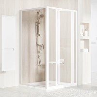 Душевая стенка Ravak Supernova PSS-75 940301O2Z1 профиль Белый стекло Transparent