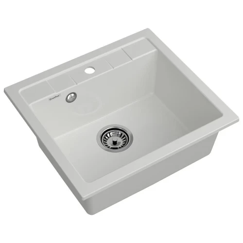 Кухонная мойка GranFest Quadro Q-561 иней цвет Иней