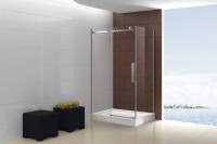 Душевой уголок Cezares Stylus-M AH-1 120x80 профиль Хром стекло прозрачное