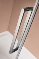 Душевой уголок Cezares Stylus-M AH-1 120x80 профиль Хром стекло прозрачное