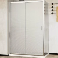 Душевой уголок Vincea City 120х90 VSR-5CT9012MT профиль Хром стекло текстурное