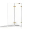 Шторка для ванны New Trendy AVEXA Gold x130 EXK-2189