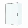 Душевой уголок BelBagno Soft Close-1 130x80 SOFT_CLOSE-1-AH-1-130/80-C-GM профиль Оружейная сталь стекло прозрачное