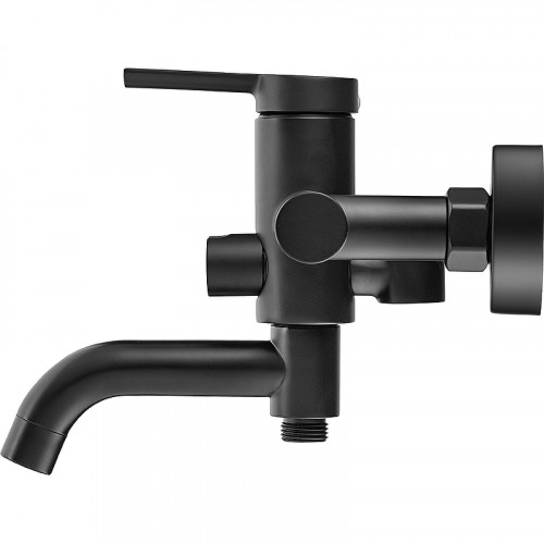 Смеситель для ванны Swedbe Diana 1035B Черный матовый латунь на стену