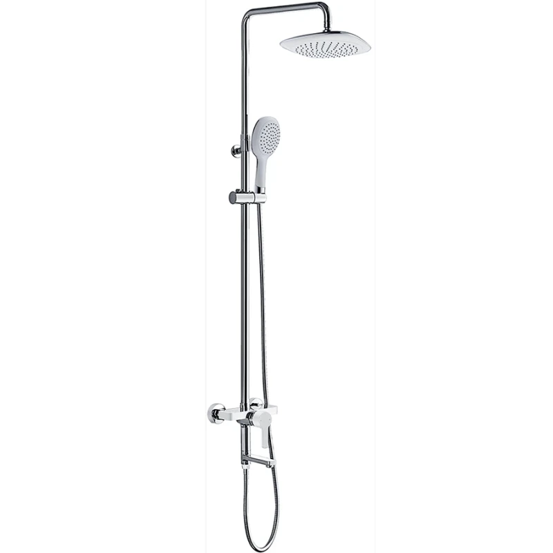 Душевая система Orans OLS-7535-W 7535000 Серебристый хром латунь на стену