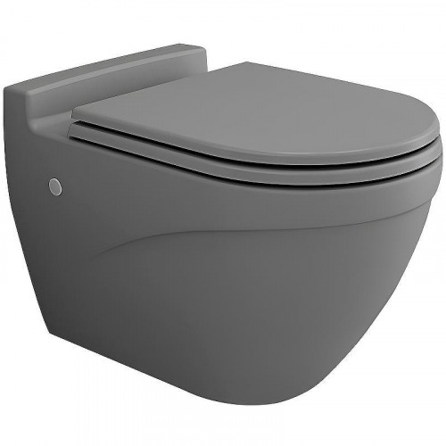 Унитаз Bocchi Taormina Arch 1012-006-0129 подвесной Серый матовый без сиденья