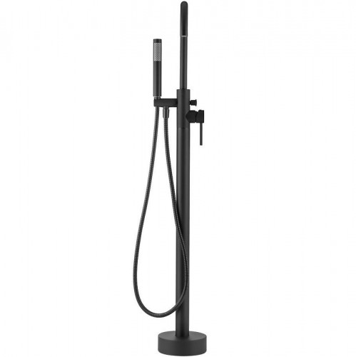 Смеситель для ванны Swedbe Spira 4000B Черный матовый латунь на пол