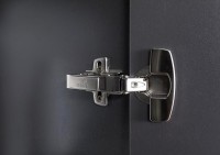 Шкаф пенал Aquanet Алвита 35 L 249618 подвесной Серый антрацит МДФ / ЛДСП