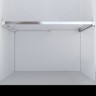 Душевая дверь Vincea Lugano 140 VDS-1L140CLB-1 профиль Черный стекло прозрачное