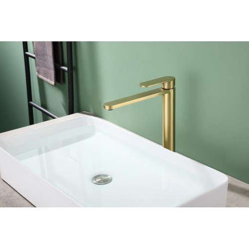 Смеситель для раковины Raglo R10.15.03 цвет Золото матовое