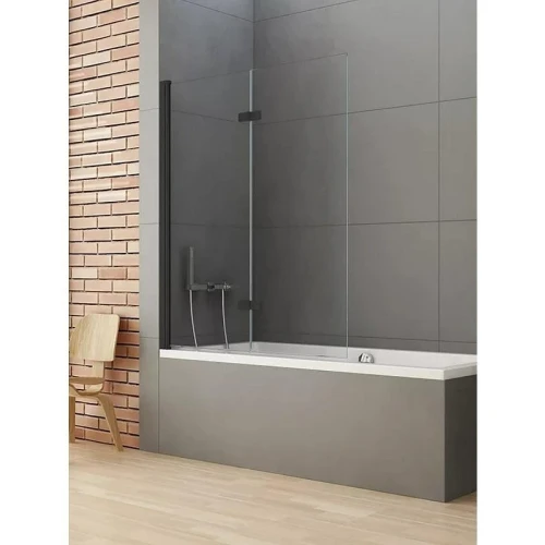 Шторка для ванны New Trendy NEW SOLEO Black x110 P-0084