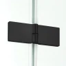 Шторка для ванны New Trendy NEW SOLEO Black x110 P-0084