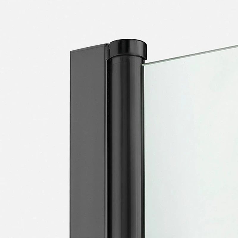 Шторка для ванны New Trendy NEW SOLEO Black x110 P-0084