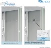Душевая кабина Niagara Promo 110x80 L P110/80/40L/MT/BK без гидромассажа