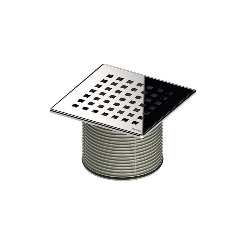 Решетка для душевого трапа Tece Drainpoint S Quadratum 150х150 3660008 цвет Хром