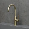 Смеситель для кухни Lemark Expert LM5079LGN цвет Светлое золото