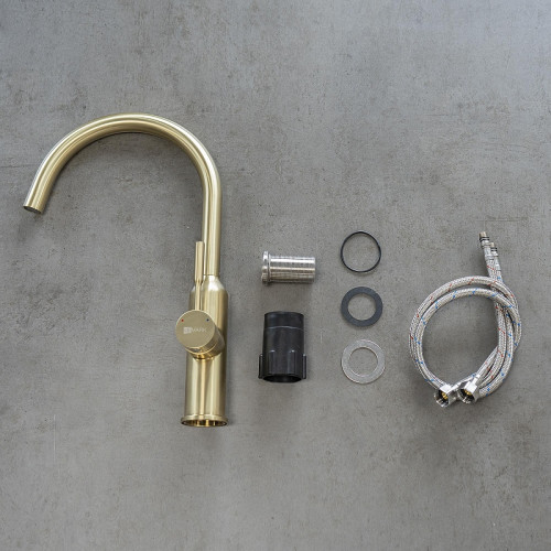 Смеситель для кухни Lemark Expert LM5079LGN цвет Светлое золото