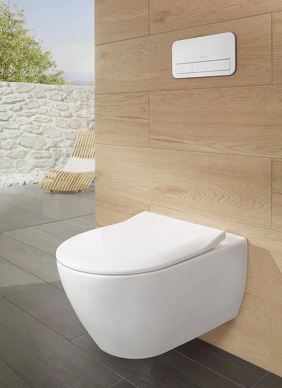 Унитаз Villeroy&Boch Subway 2.0 5614R201 подвесной с сиденьем Микролифт