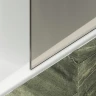 Шторка на ванну Maybah Glass MGV-68-6ш 600x1400 в широком профиле Черный стекло бронзовое