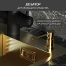 Кухонная мойка Ростовская Мануфактура Сантехники MR 50  MR-5050G цвет Золотой