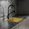Кухонная мойка Ростовская Мануфактура Сантехники MR 50  MR-5050G цвет Золотой