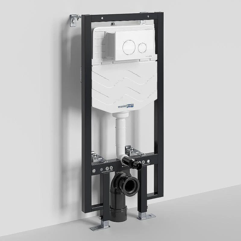 Инсталляция WasserKRAFT Vils 56TLT.010.ME.WM02 для унитаза с Белой матовой клавишей смыва