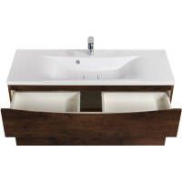 Тумба под раковину BelBagno Marino 120 MARINO-H60-1200-2C-SO-RW-P подвесная Rovere Moro МДФ / ЛДСП