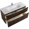 Тумба под раковину BelBagno Marino 120 MARINO-H60-1200-2C-SO-RW-P подвесная Rovere Moro МДФ / ЛДСП