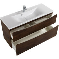 Тумба под раковину BelBagno Marino 120 MARINO-H60-1200-2C-SO-RW-P подвесная Rovere Moro МДФ / ЛДСП