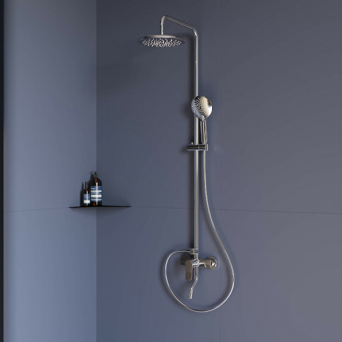 Душевая система RGW Shower Panels SP-25 59140125-01 Хром латунь на стену