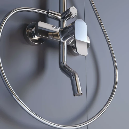Душевая система RGW Shower Panels SP-25 59140125-01 Хром латунь на стену