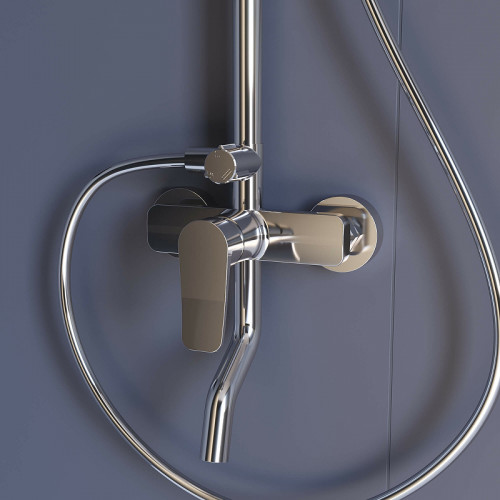 Душевая система RGW Shower Panels SP-25 59140125-01 Хром латунь на стену