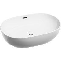 Раковина-чаша Ceramicanova Element 61 CN6064 Белая фарфор накладная