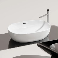 Раковина-чаша Ceramicanova Element 61 CN6064 Белая фарфор накладная