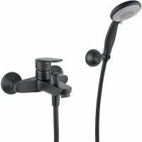 Смеситель для ванны Fiore Kevon 81NN8150 Черный на стену