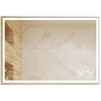 Зеркало Art&Max Monza AM-Mon-1200-800-DS-F с подсветкой с сенсорным выключателем стекло