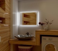 Зеркало Art&amp;Max Monza AM-Mon-1200-800-DS-F с подсветкой с сенсорным выключателем стекло