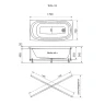 Акриловая ванна Triton 1ACreal Тира 170х70 Щ0000016669 цвет Белый