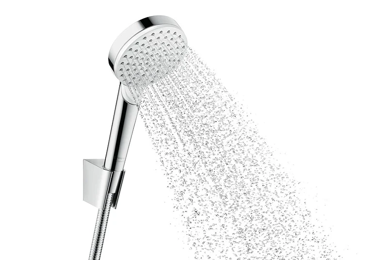 Душевой гарнитур Hansgrohe Crometta Vario EcoSmart 26693400 Хром пластик на стену