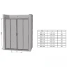 Душевая дверь Ravak Blix BLDP4 180 0YVY0C00Z1 профиль Хром стекло Transparent