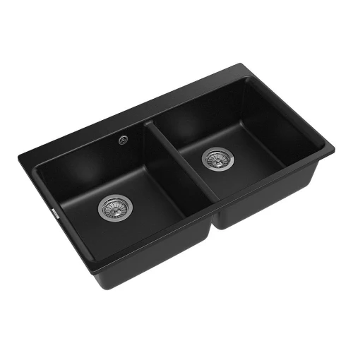 Кухонная мойка Rivelato Axel X-90-2D nero цвет Черный