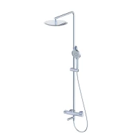 Душевая система Oliveeka Y OL-739902-CR с термостатом цвет Хром