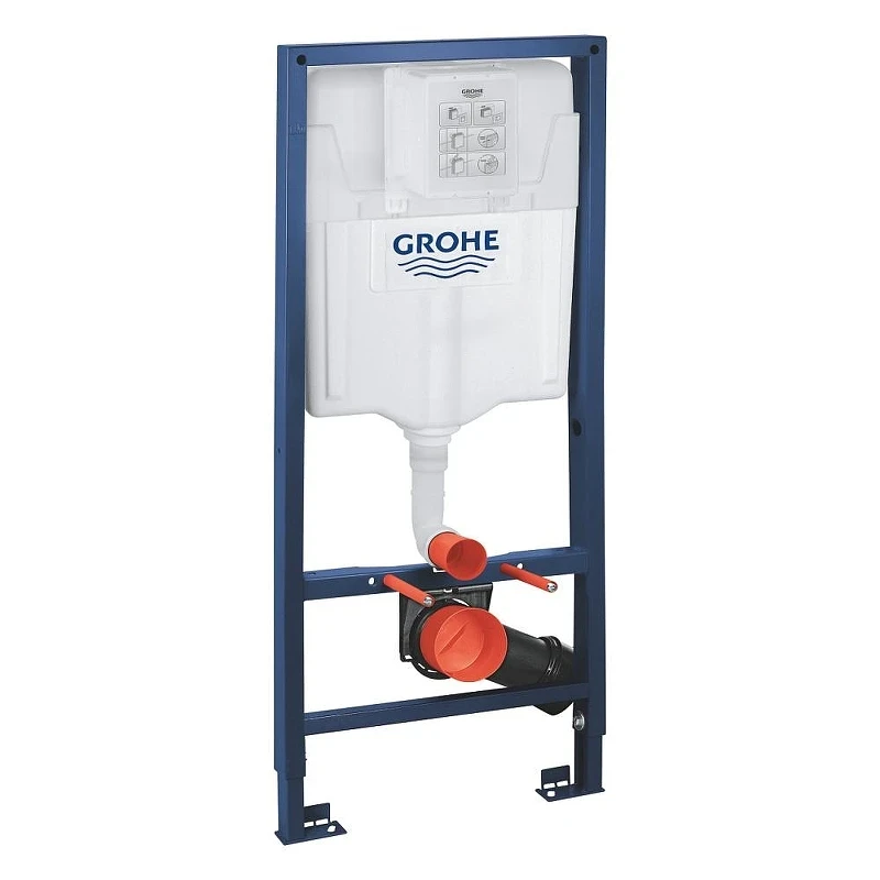 Инсталляция для унитаза Grohe Rapid SL 38772SH0 с клавишей смыва цвет Белый