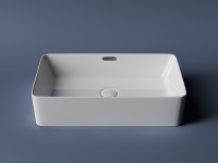 Раковина-чаша Ceramicanova Element 60 CN5025 Белая фарфор накладная
