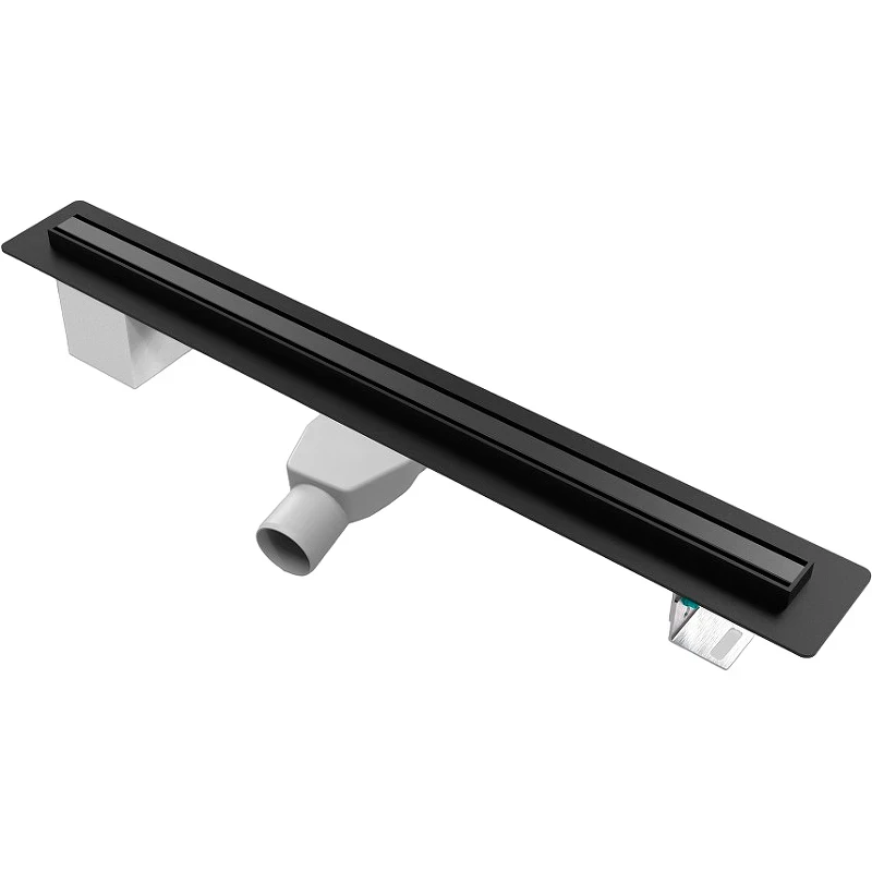 Душевой лоток Paini Slim Line 800 CH800SLC с Черной матовой решеткой / под плитку