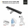 Душевой лоток Paini Slim Line 800 CH800SLC с Черной матовой решеткой / под плитку