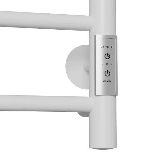 Электрический полотенцесушитель Mixline Vega 80х50 556423 цвет Белый матовый