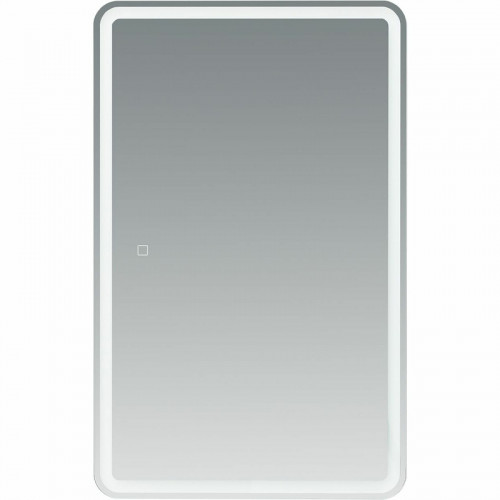 Зеркальный шкаф Aquanet Оптима 50 311859 с подсветкой Белый МДФ / ЛДСП, стекло